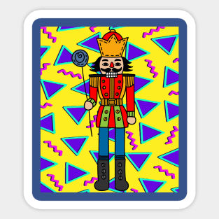 Nutcracker Figures Walnuts Sticker